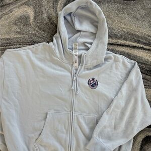 New Victorias Secret PINK Full Zip Hoodie (XXL) Varsity Logo NWT
